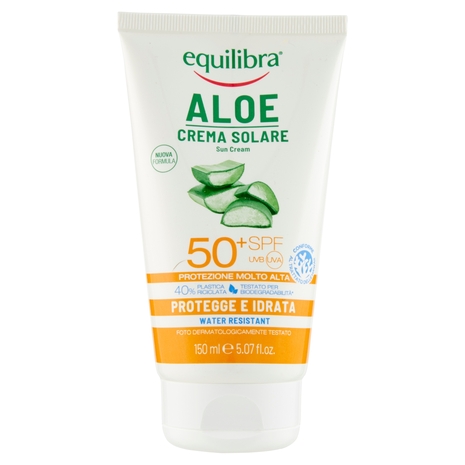 equilibra Aloe Crema Solare 50? SPF Protezione Molto Alta 150 ml